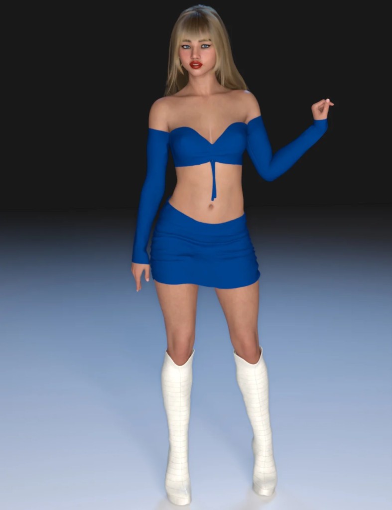 FG dForce Fancy Girl Outfit for Genesis 9 Feminine