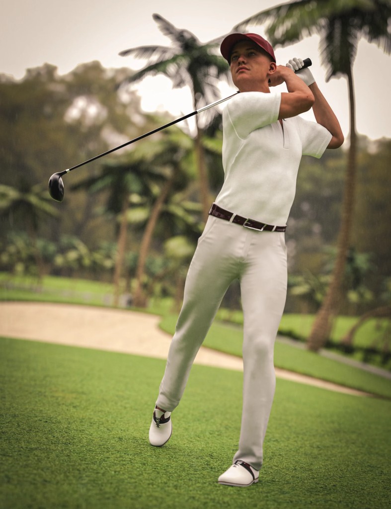 AH dForce Golf Outfit For Genesis 9