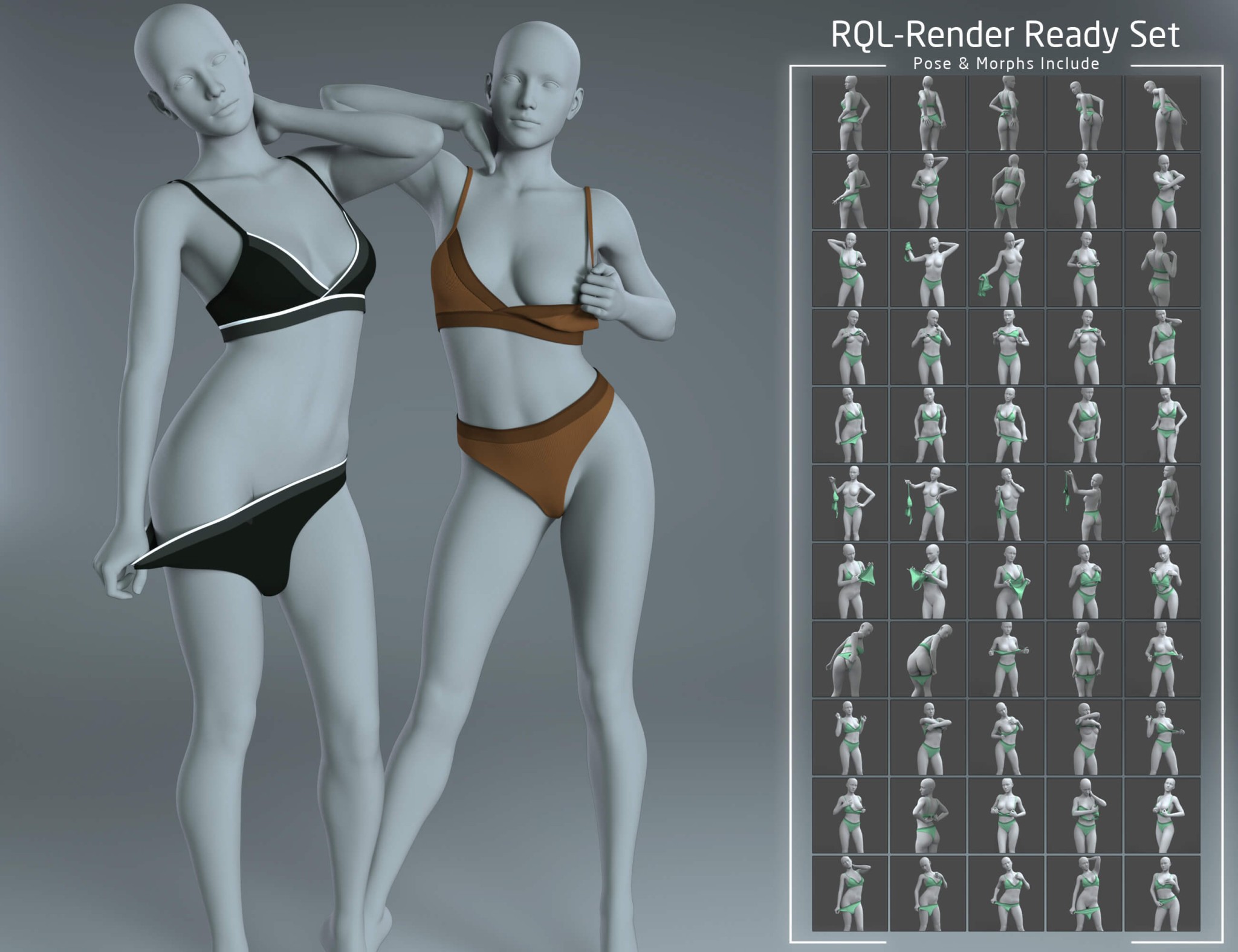dForce RQL-Studio Activewear Genesis 8 and 8.1 Female