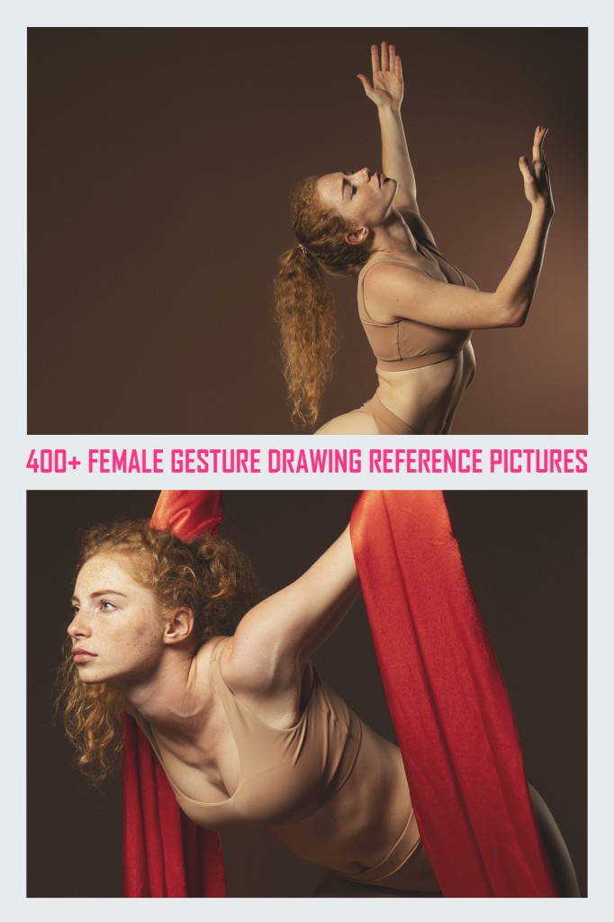 400+ Female Gesture Drawing Reference Pictures for Artists