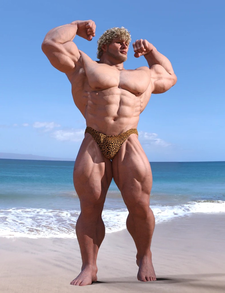 Bodybuilder Pose Set for SWOLE for Genesis 9