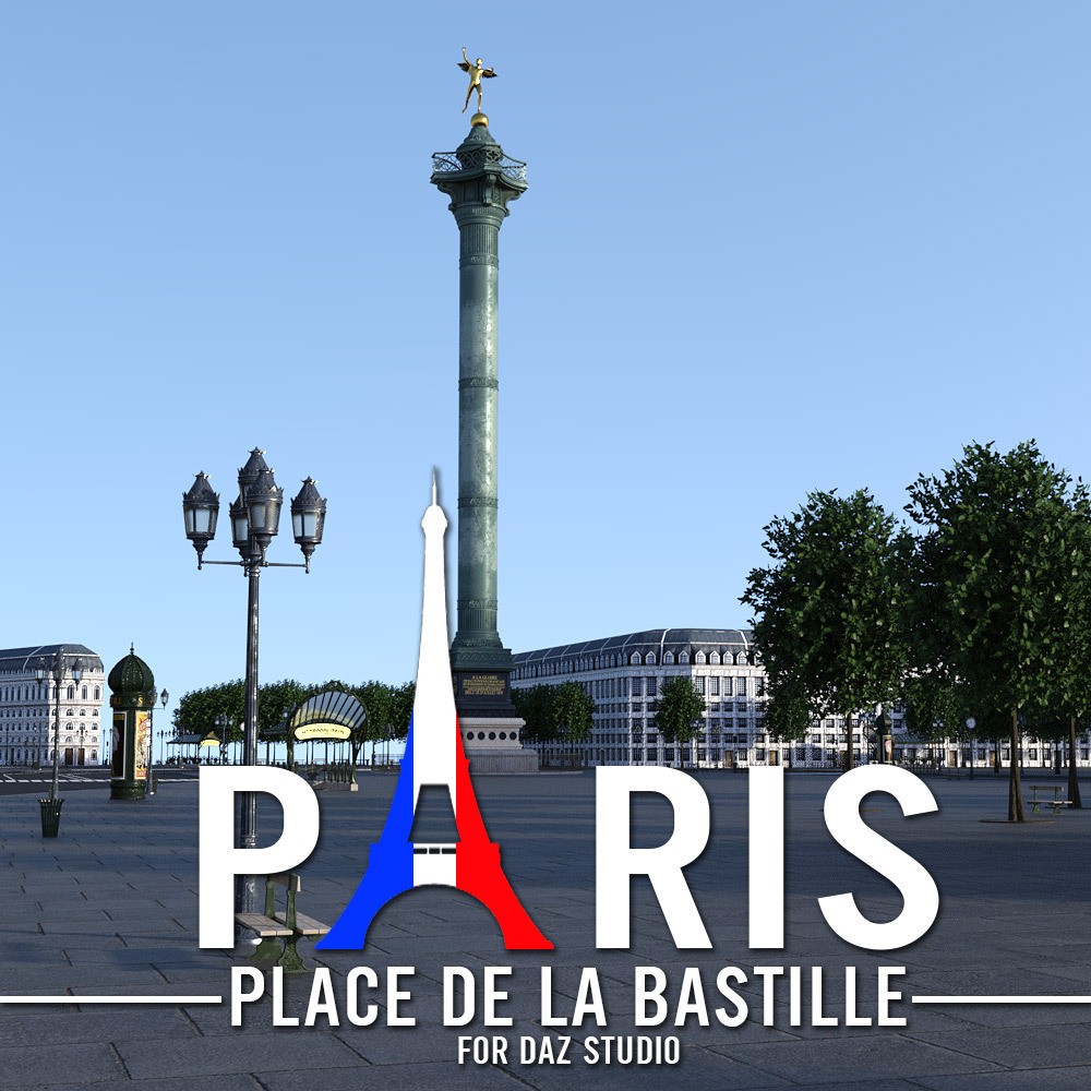 PARIS – Place De La Bastille for DS Iray