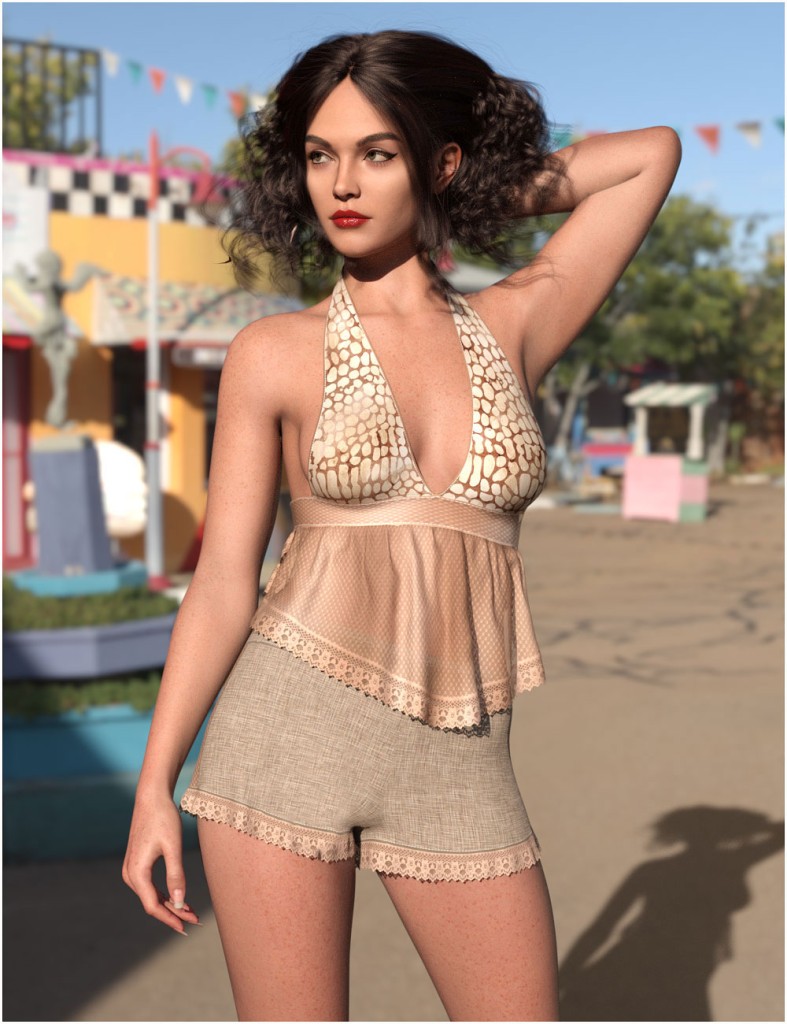 dForce Gabby Outfit For Genesis 9