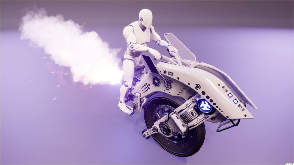 [UE] SciFi Grasshopper Mono Bike