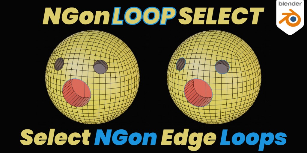 Ngon Loop Select - Select Edge Loops Around Ngons