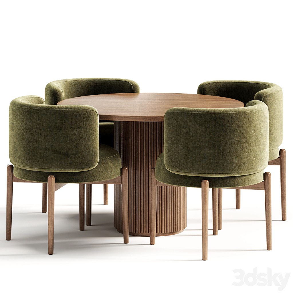 Dining Set Dantonehome,Kim chair, Moon table