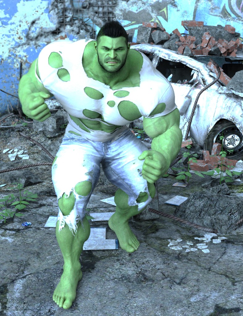 Amazing Heroes Poses for Genesis 9, 8.1, 8, and 3 Males Vol 4
