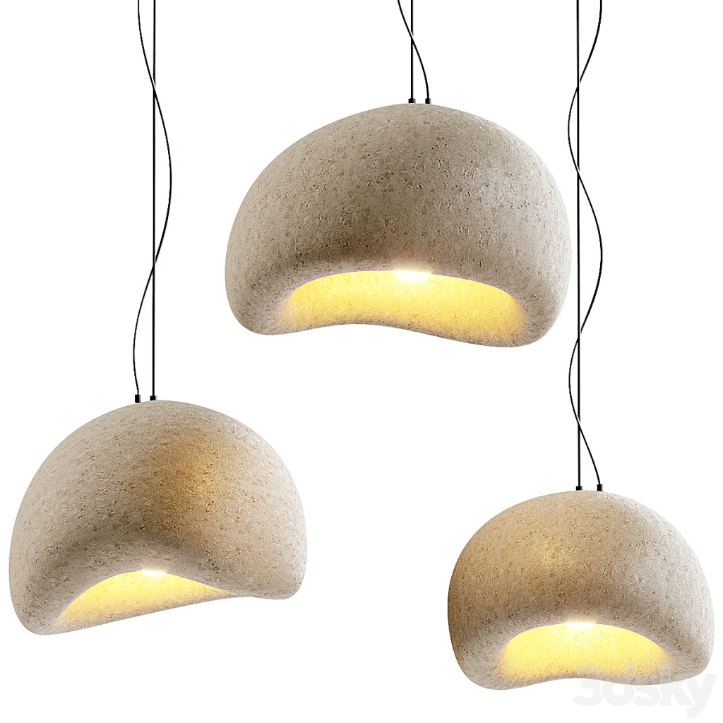 Japandi Style Wabi Sabi Pendant Light