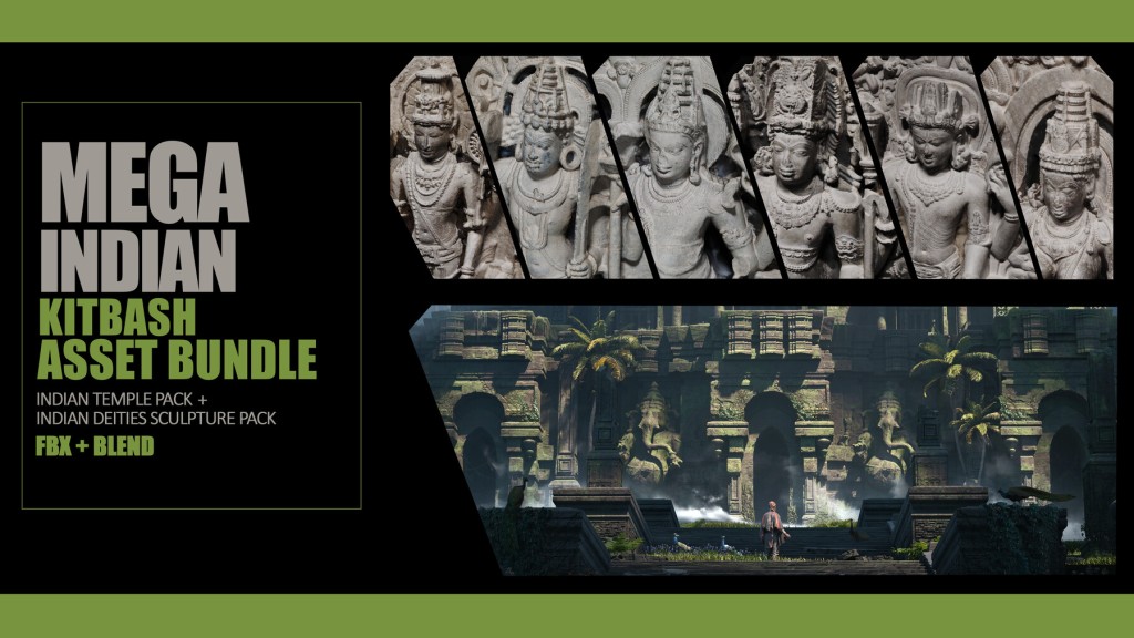 Mega Indian Kitbash Asset Bundle