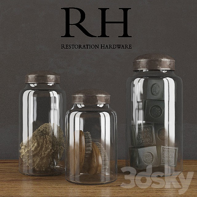 Pharmacy Zinc & Glass / Restoration Hardware