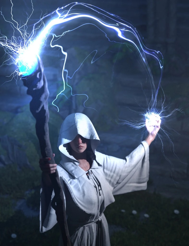 dForce Lala Mage Outfit for Genesis 9