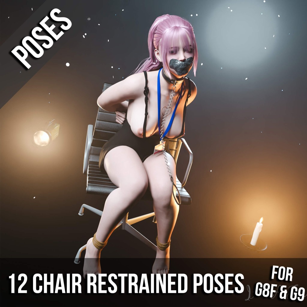 12 Chair Restrained Poses for G8F