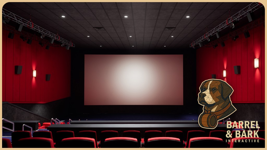 Movie Theatre Scene with Foyer UE5.0