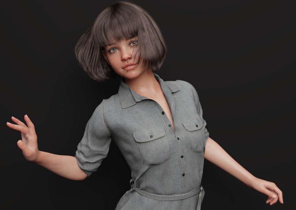 E3D Diyaa Teen for Genesis 8/8.1 F