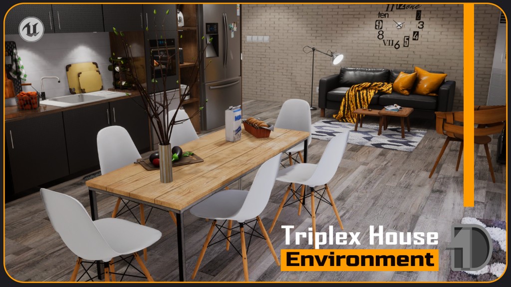 [UE 5.6] Triplex House Villa