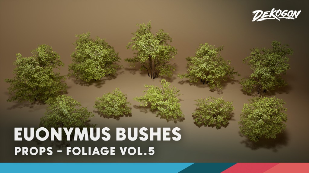 [UE5] Foliage VOL.5 Euonymus Bushes