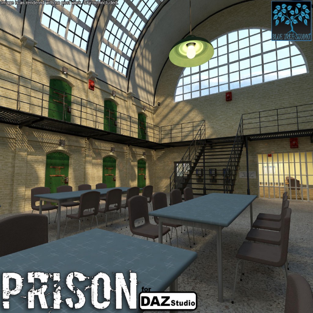 Prison for DAZ|Studio