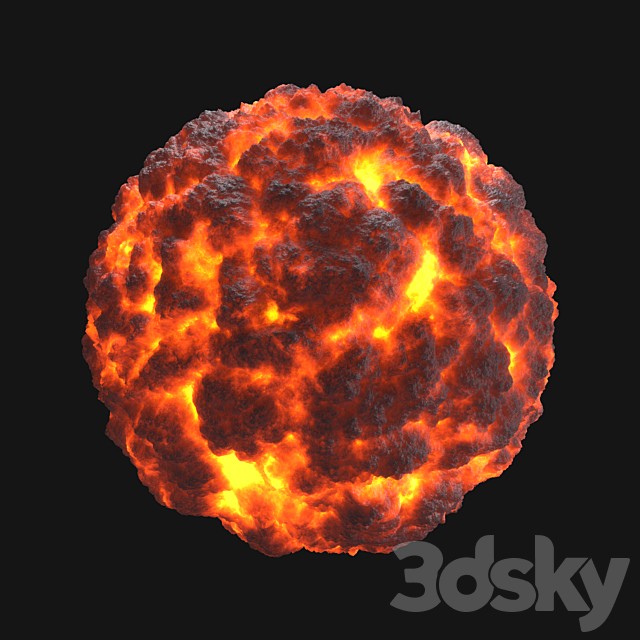 Lava material VRay