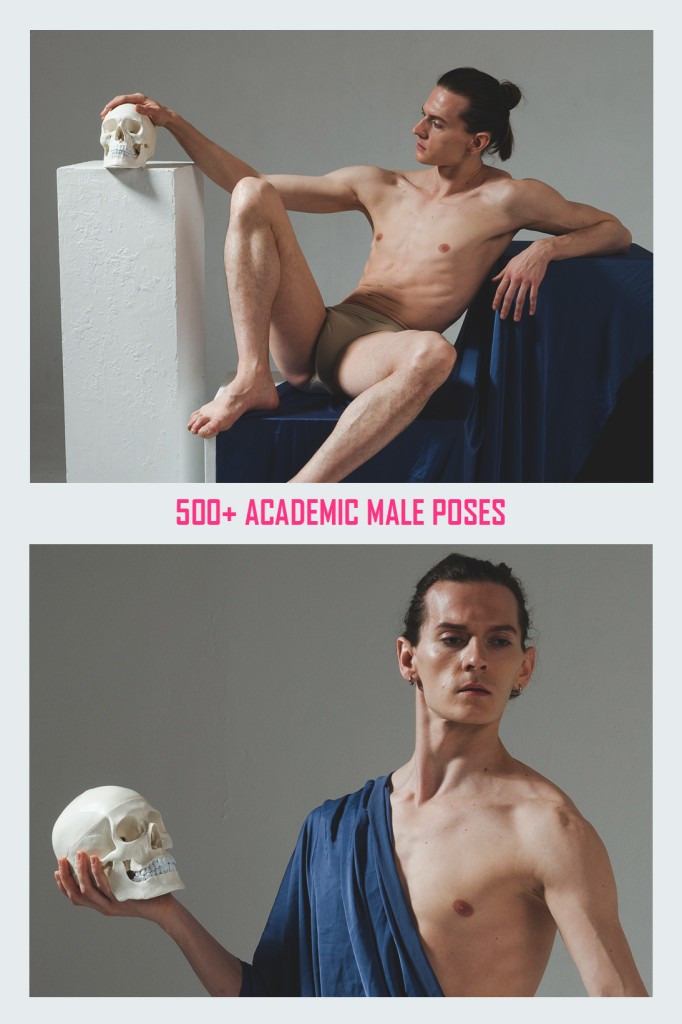 500+ Academic Male Poses - Reference Image