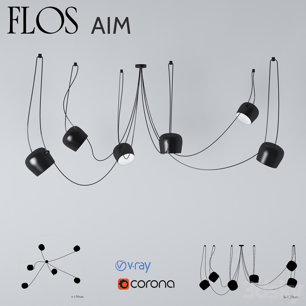 Flos Aim (6) designed by R. & E. Bouroullec