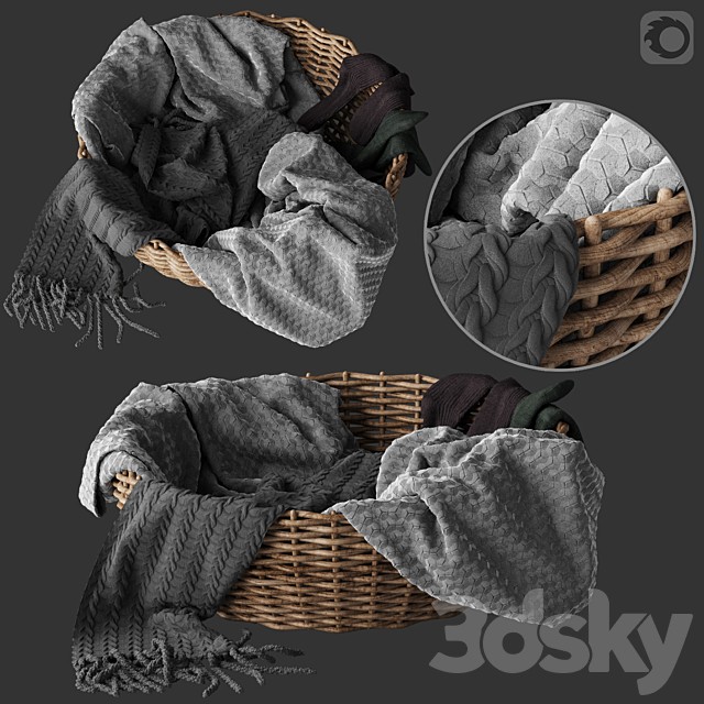 Basket of clothes 1