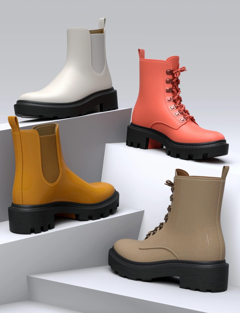 HL Fashion Boots for Genesis 8 and 8.1 F