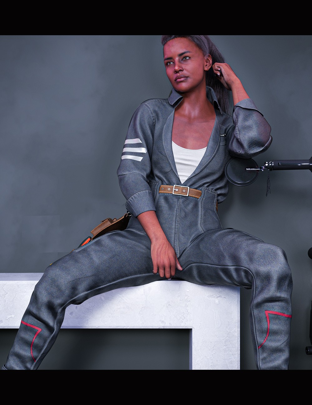 Worker Uniform Outfit for Genesis 9