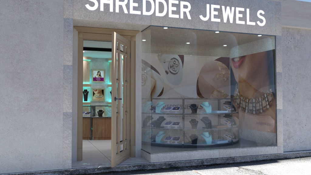 Small Jewelery Store for DAZ