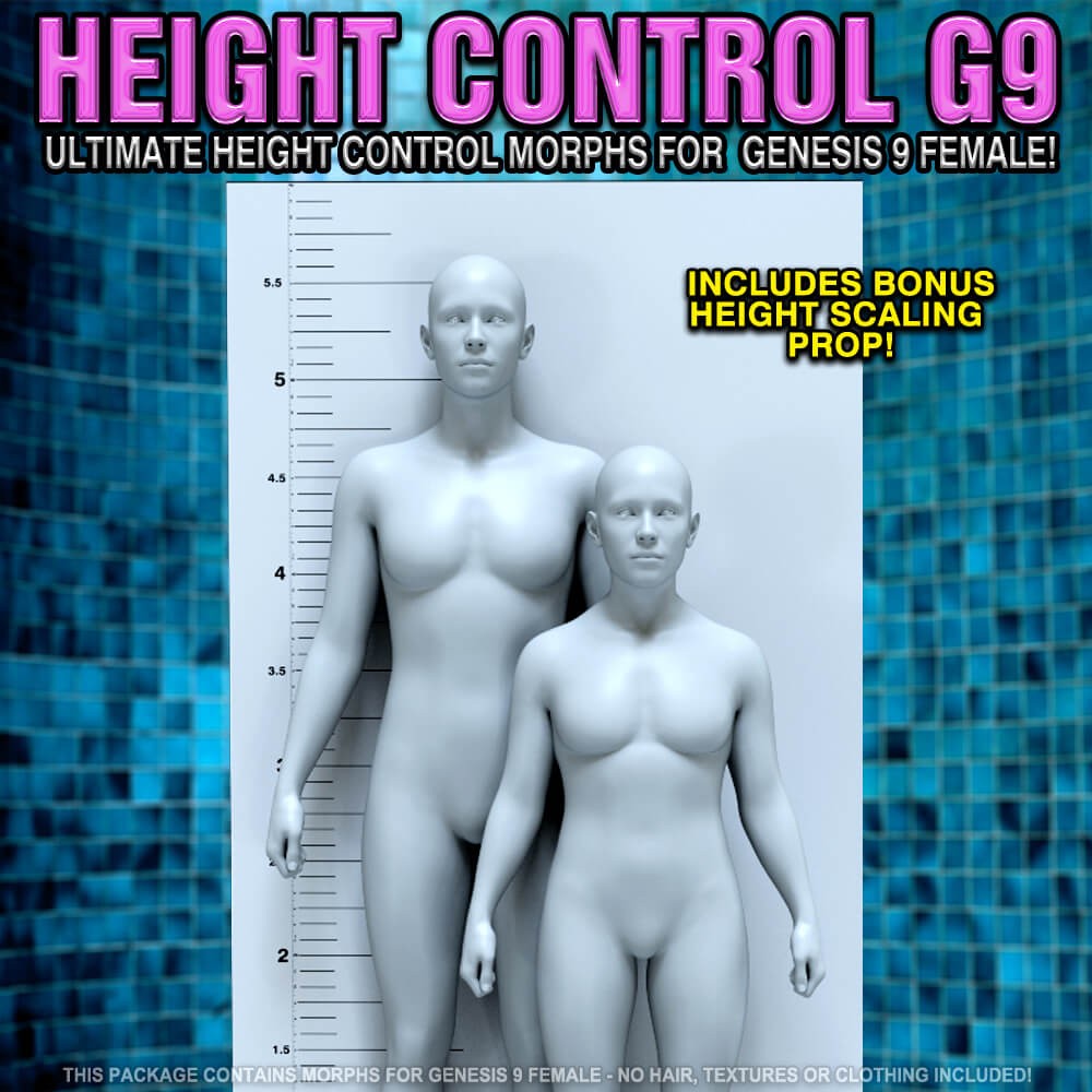 Height Control Morphs for Genesis 9