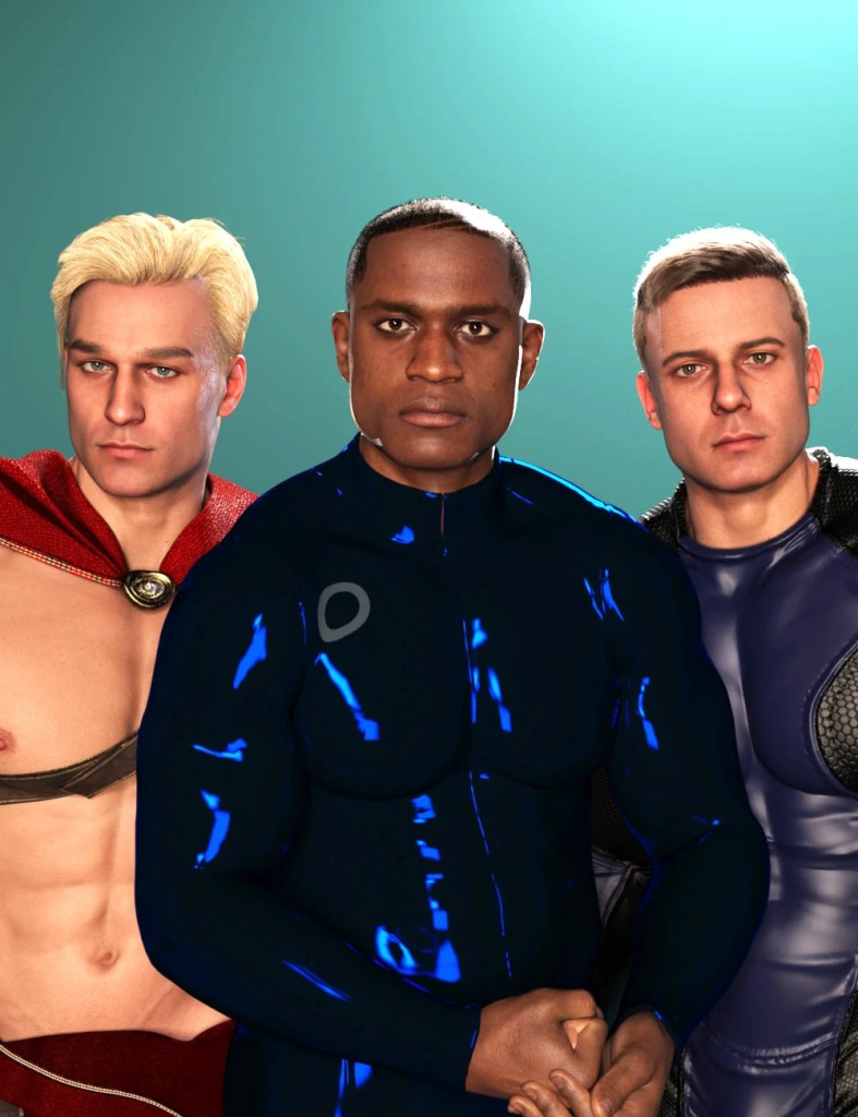MM3D Hero HD Shapes for Genesis 9 Masculine