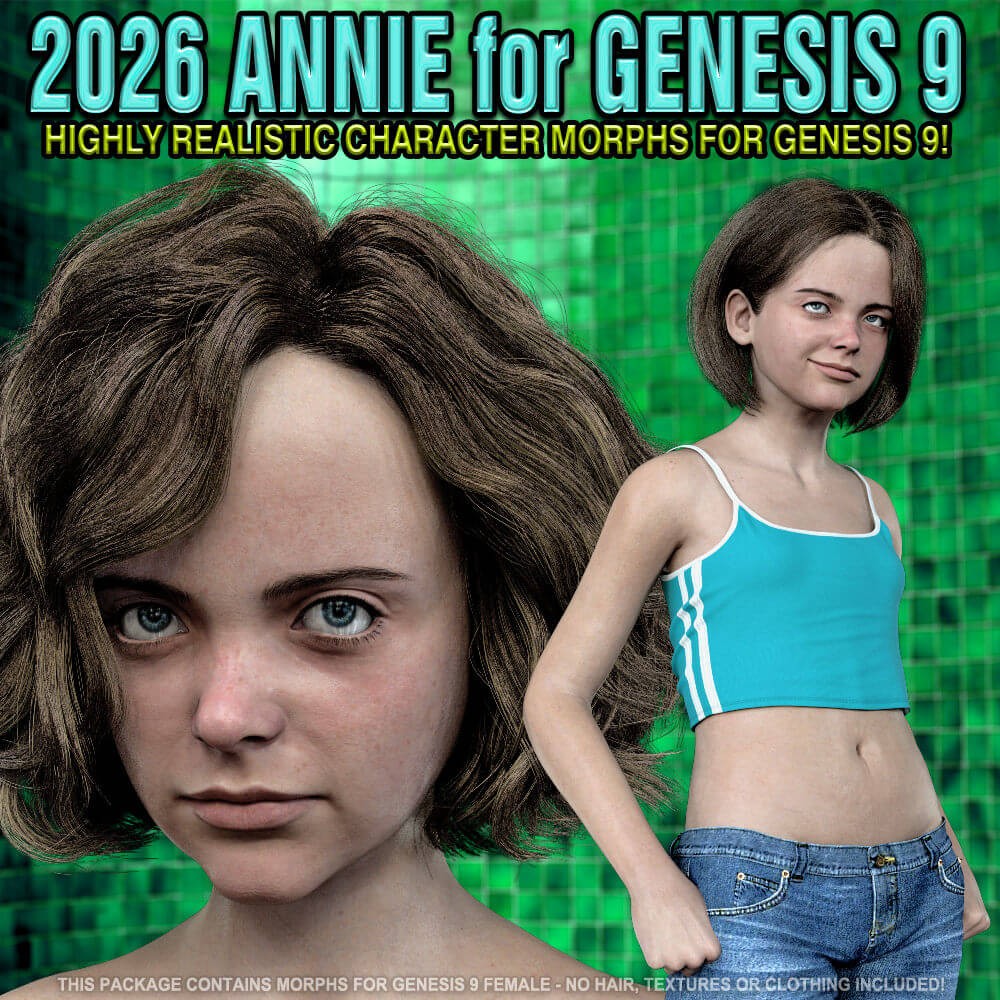 2026 Annie Morphs for Genesis 9