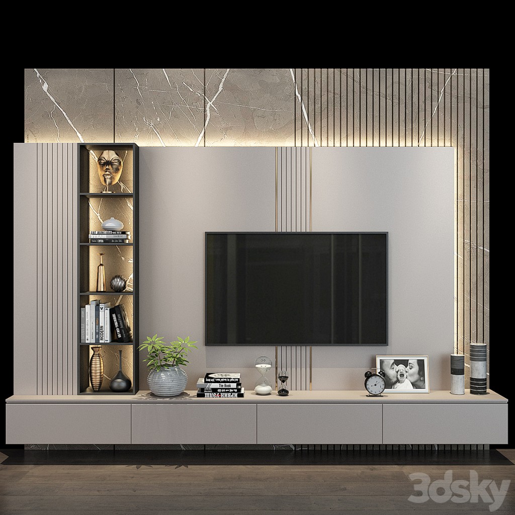 TV Wall set 0177