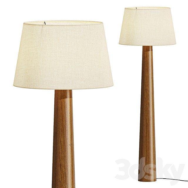 Docos Malva Wood Floor Lamp