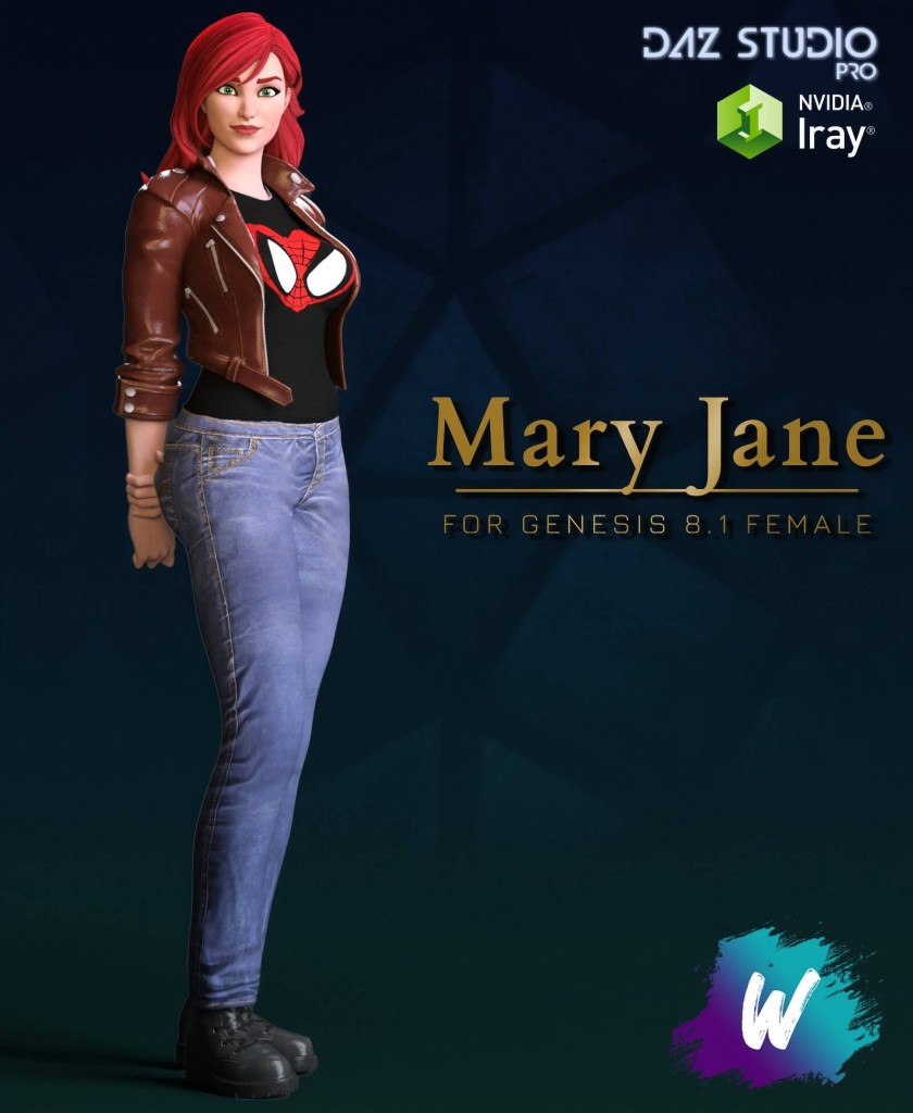 Mary Jane For Genesis 8.1 Female