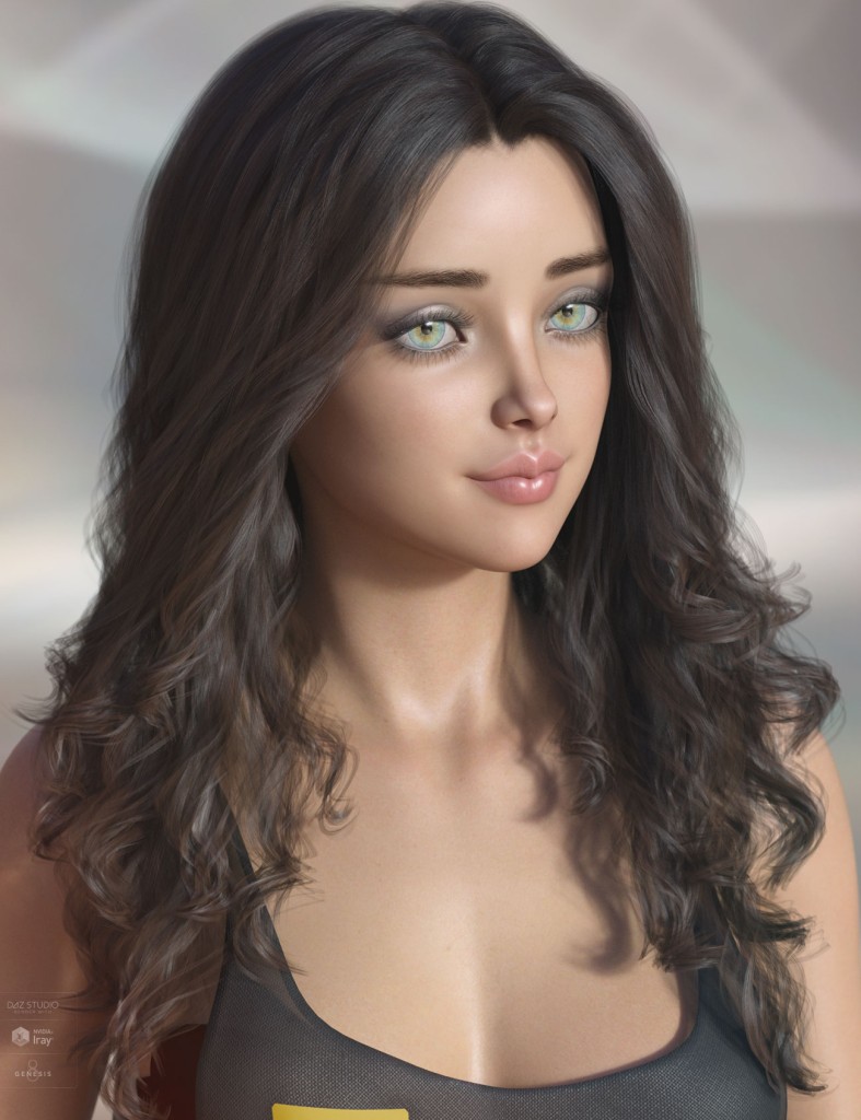 Delphi Hair for Genesis 3 & 8 Female(s)