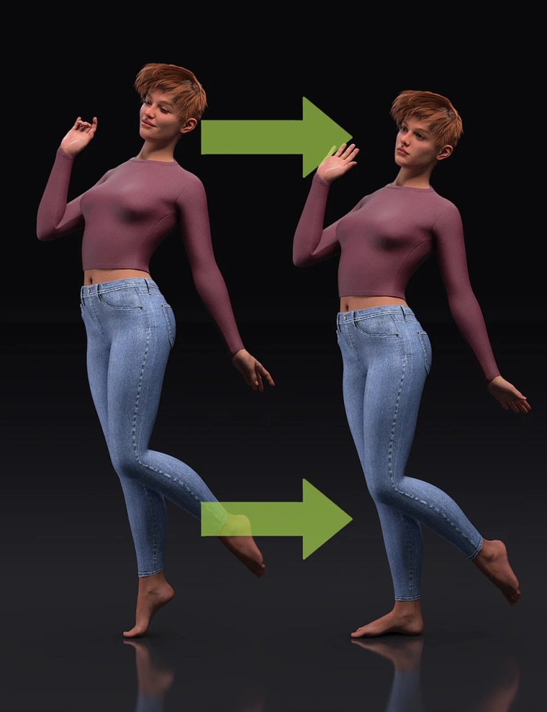 Zero Pose Utility Presets for Genesis 9