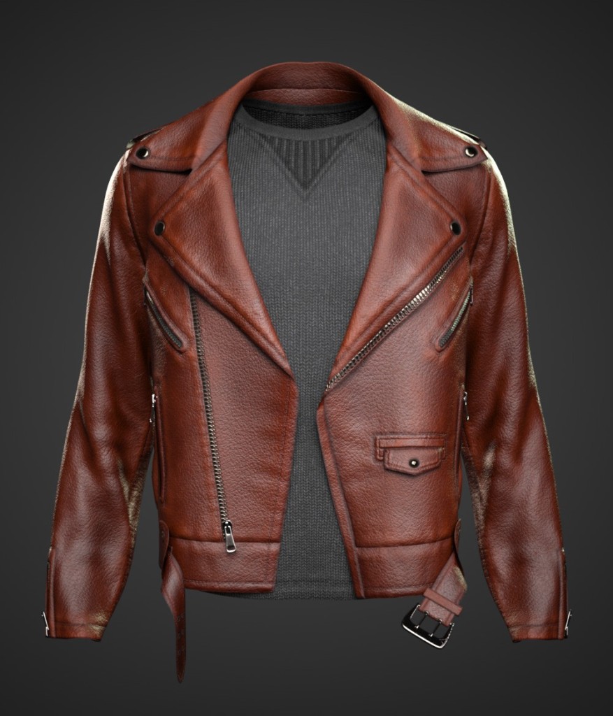 dForce Leather Jacket with Shirt for G8M, G8F and G9