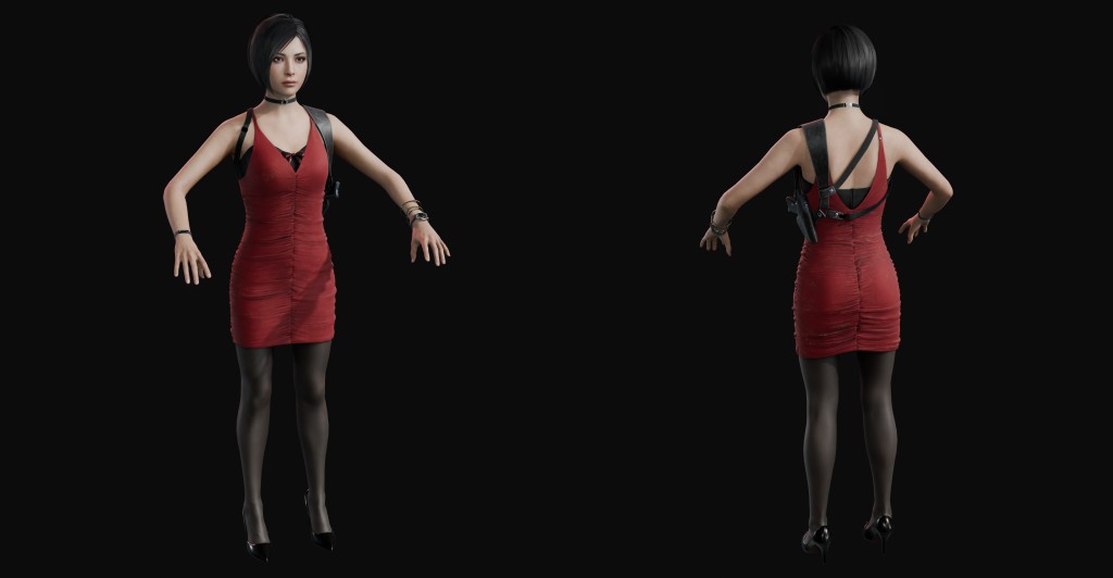 Ada Wong (RE2) Basic for Blender 4.x