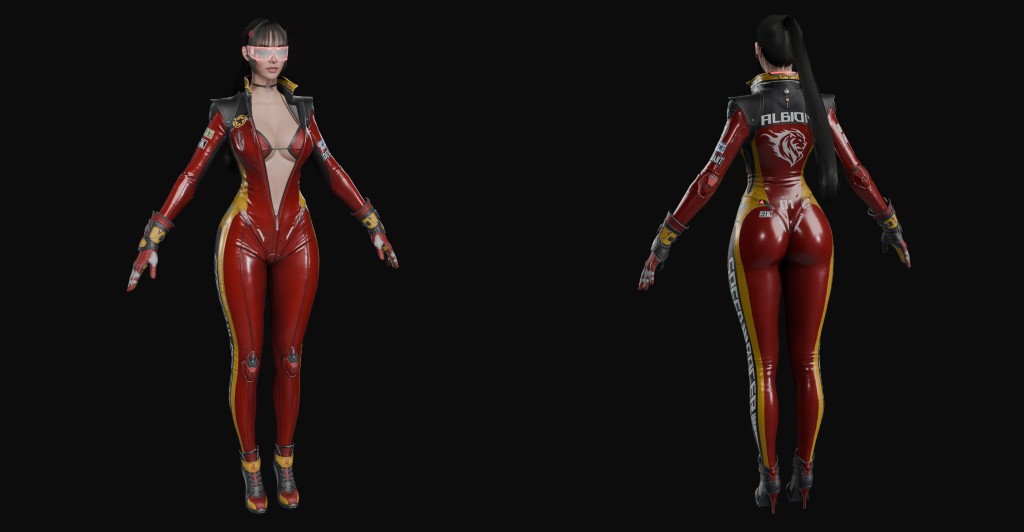 Serena (Hi-Racing Suit) Premium for Blender .4x