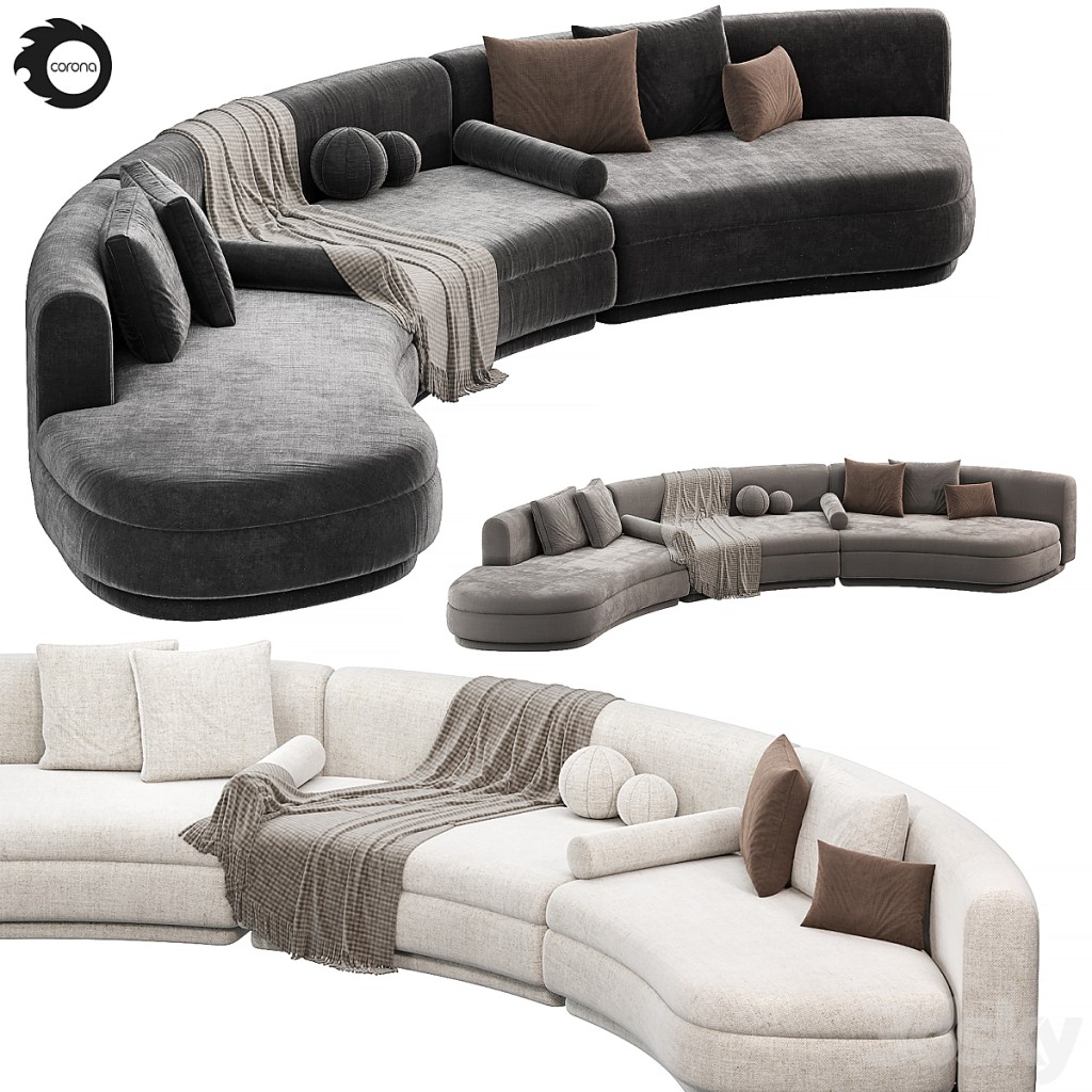 Baxter Piaf Sofa, sofas