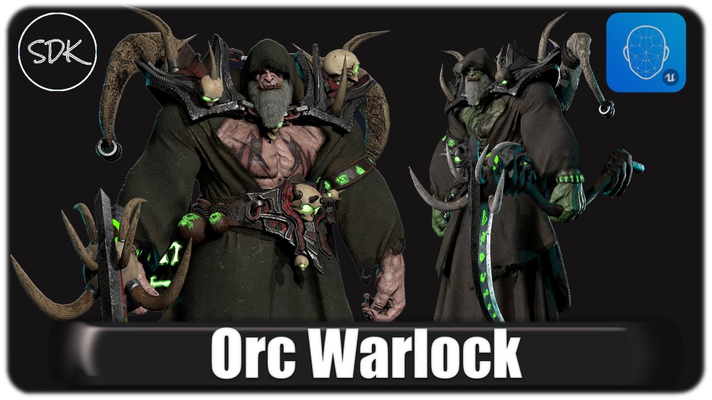Orc Warlock (Modular)