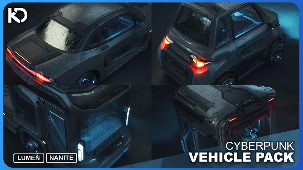Cyberpunk Vehicles Pack
