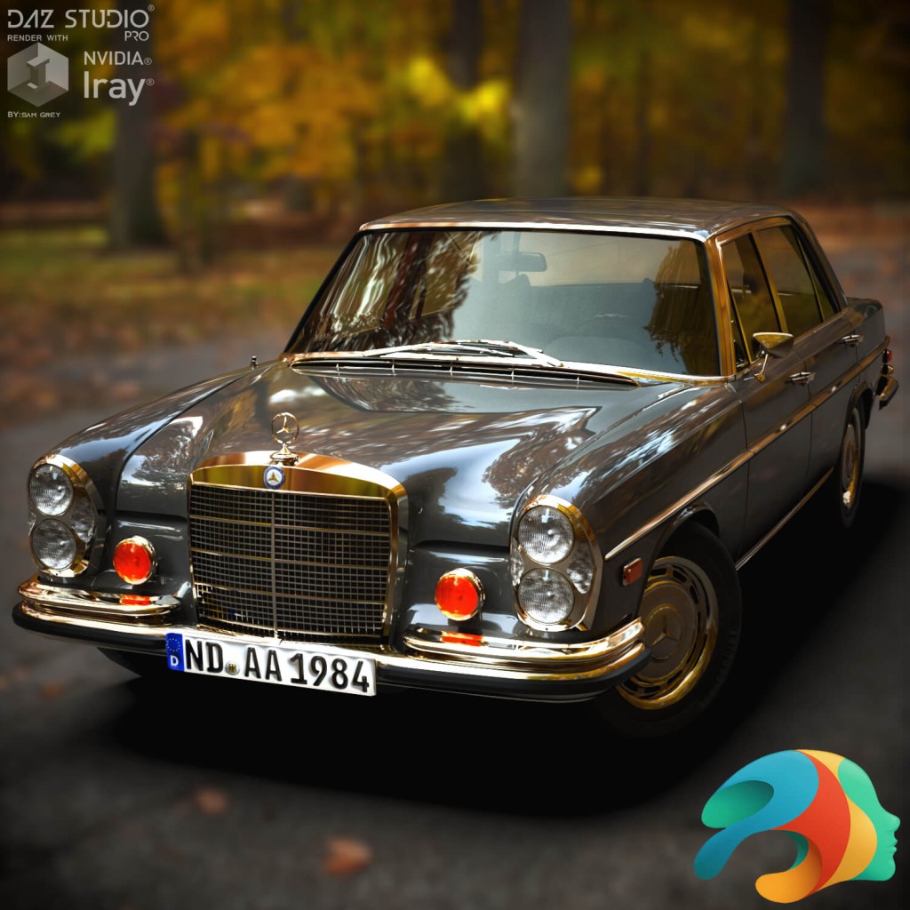 Mercedes-Benz 300SEL 1972 for DAZ Studio