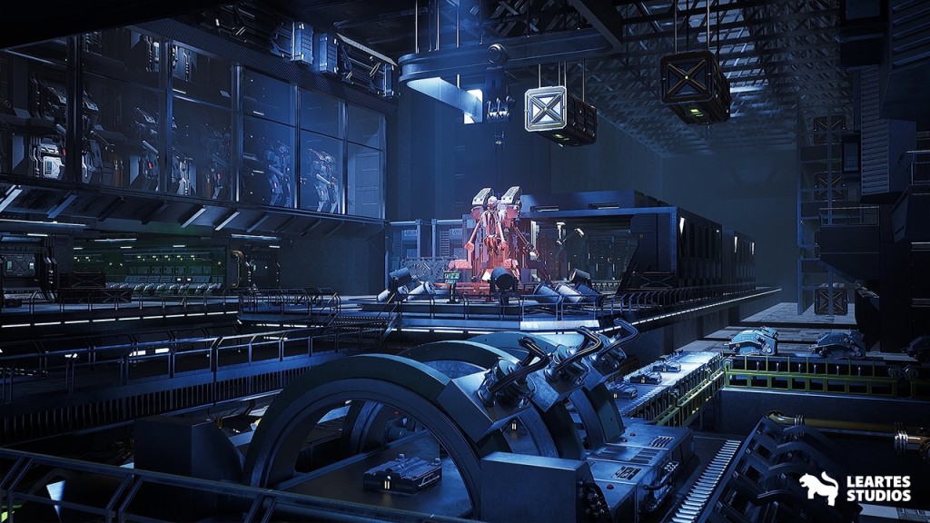 Sci-Fi Robot Factory Environment (Unreal Engine)
