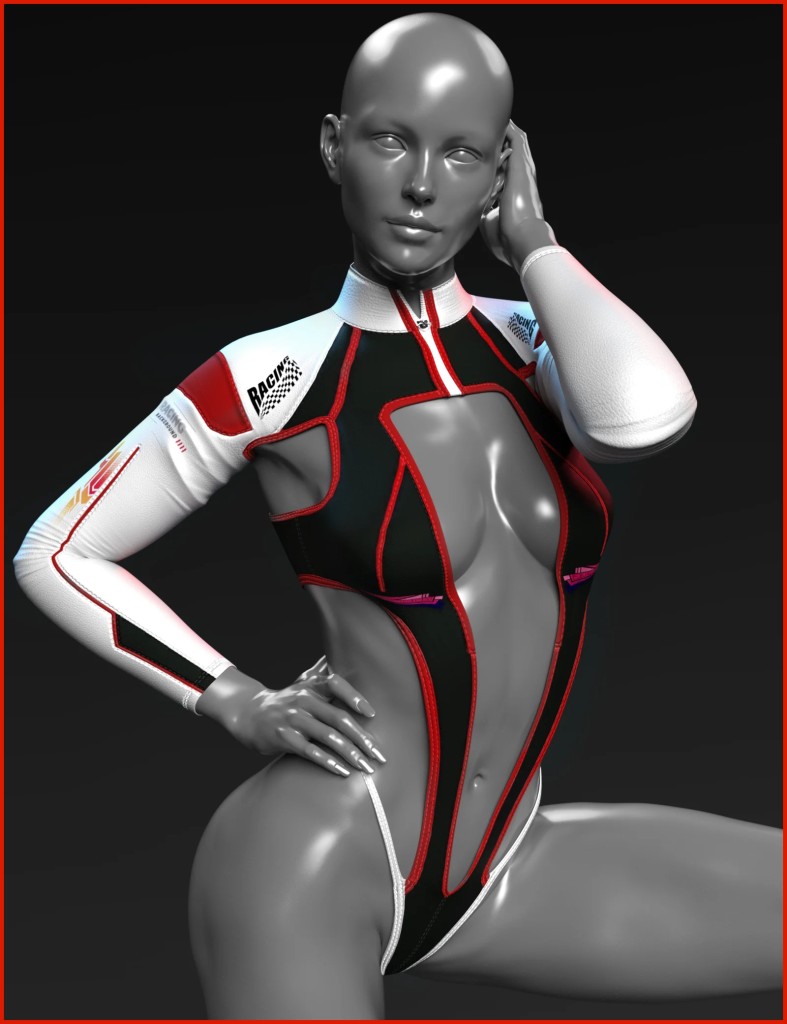 X-Fashion Extravagant Bodysuit for Genesis 9 and 8 Female