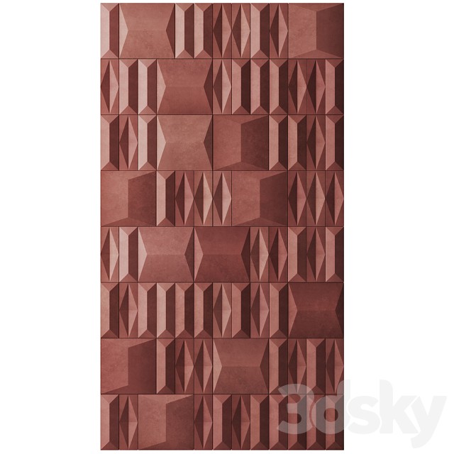 3D panels Theia tiles MILANO VELASCA