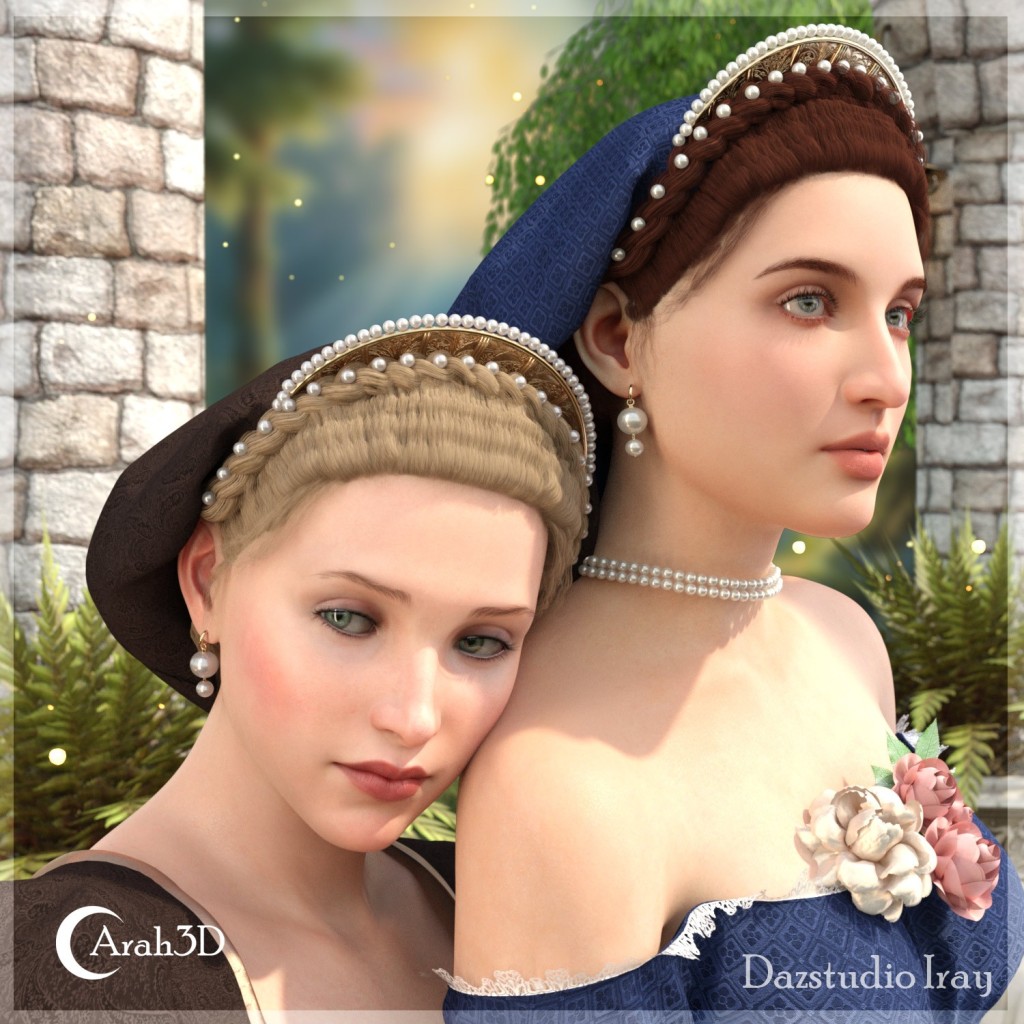 Arah3D Vannozza Snood for G8F and G9
