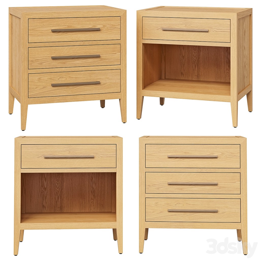 Restoration Hardware nightstand French Contemporary 26