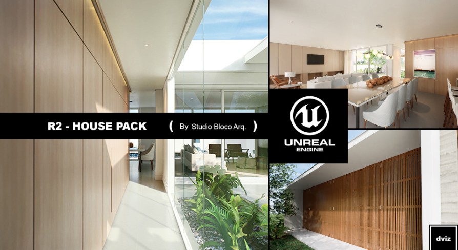 [UE5.0] R2 - REALISTIC HOUSE PACK