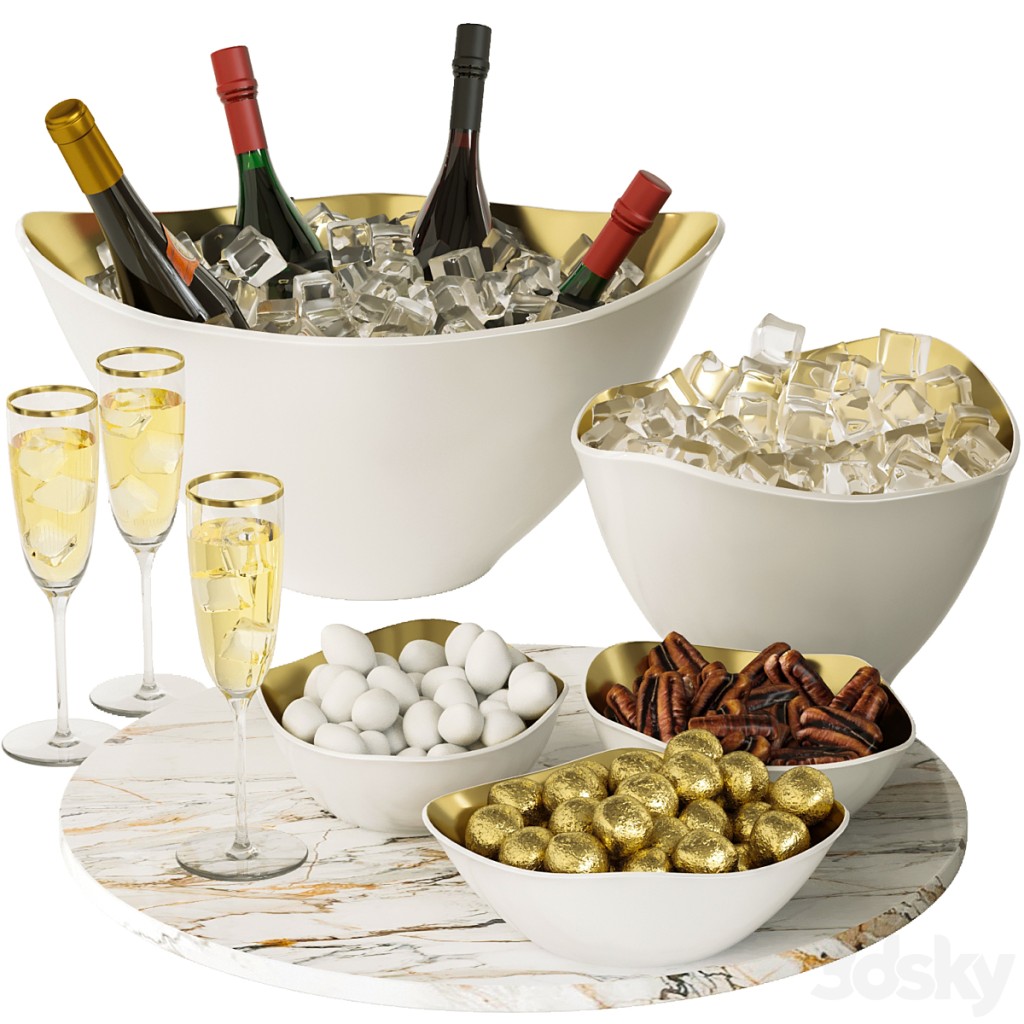 Wine with snacks
